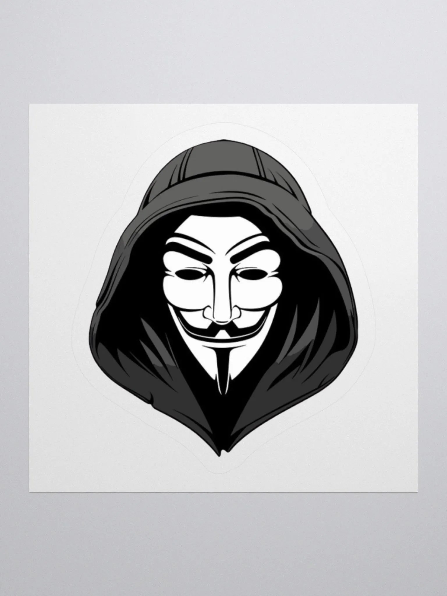 Guy Fawkes Hoodie Sticker product image (1)