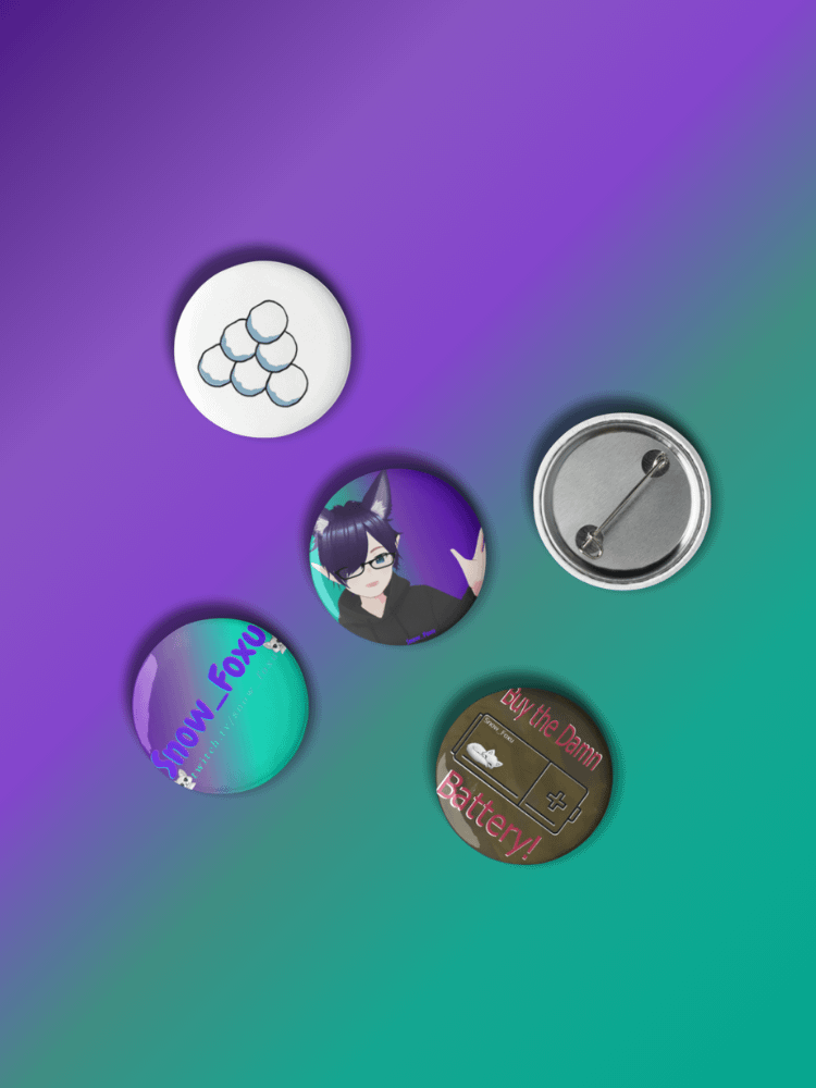 Snow_Foxu Pin Button Set product image (2)