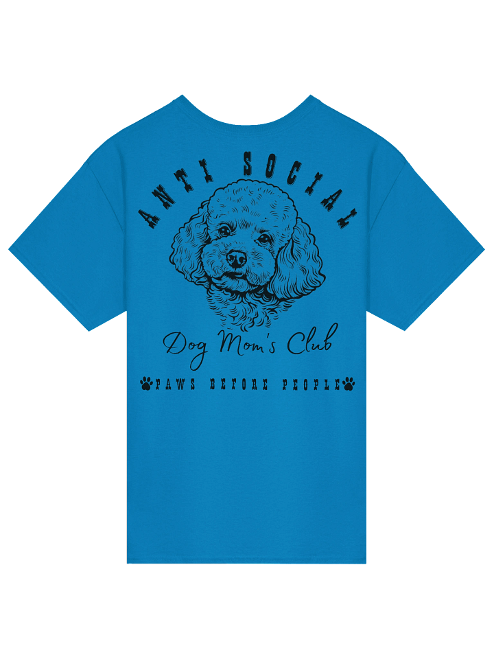 Curly-Haired Dog Mom Club Tee product image (2)