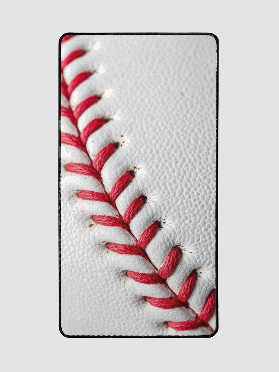 Baseball Stitching Desk Mat - Macro Sports Texture product image (2)