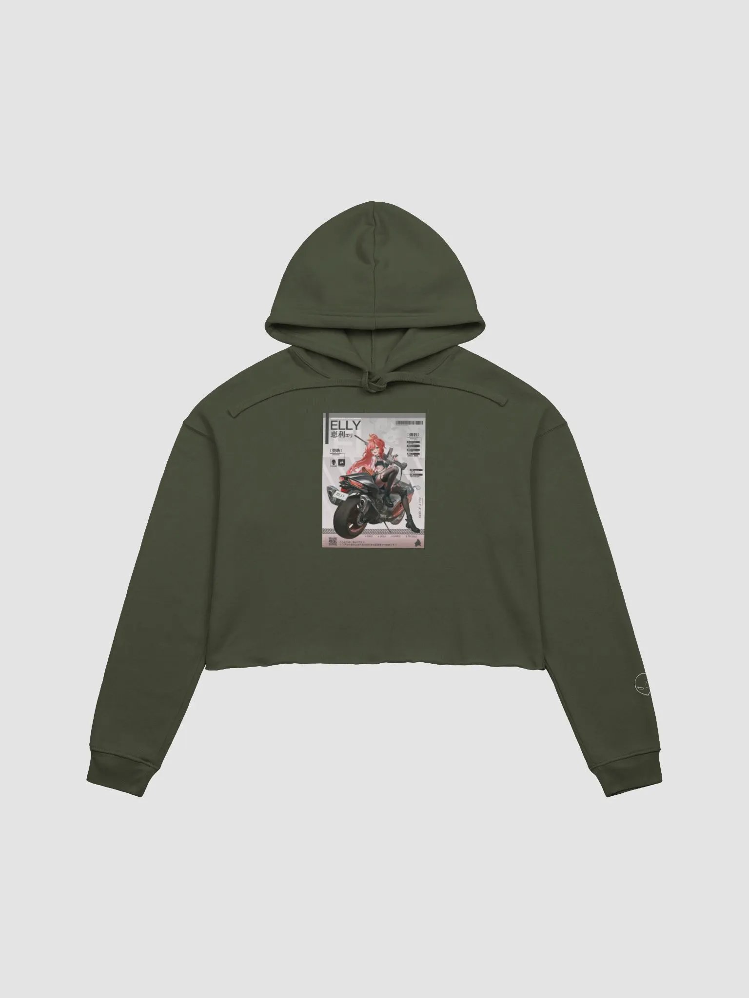 Elly gacha (women's crop hoodie) product image (4)