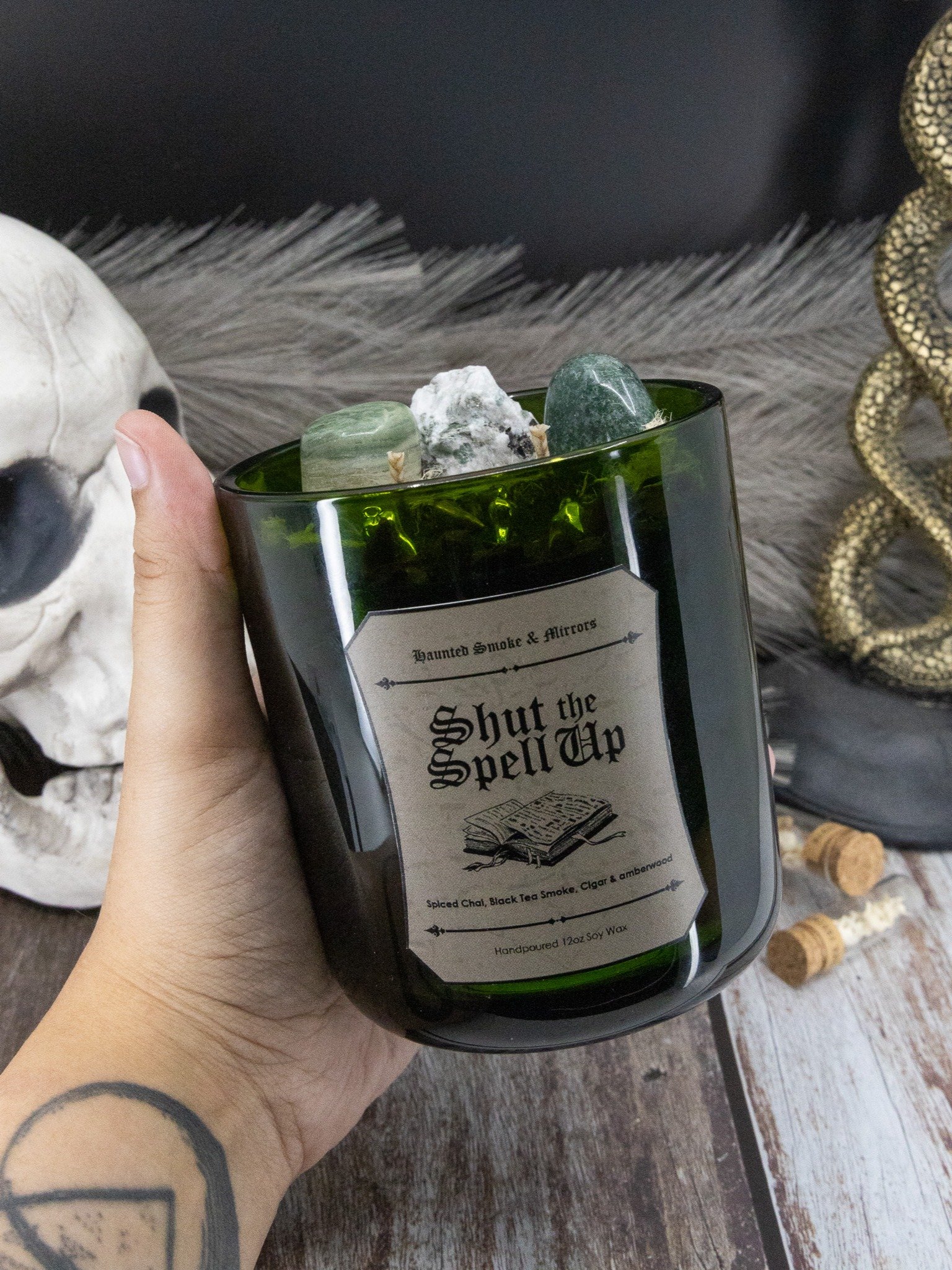 Shut The Spell Up | Baneful Spell Candle product image (4)