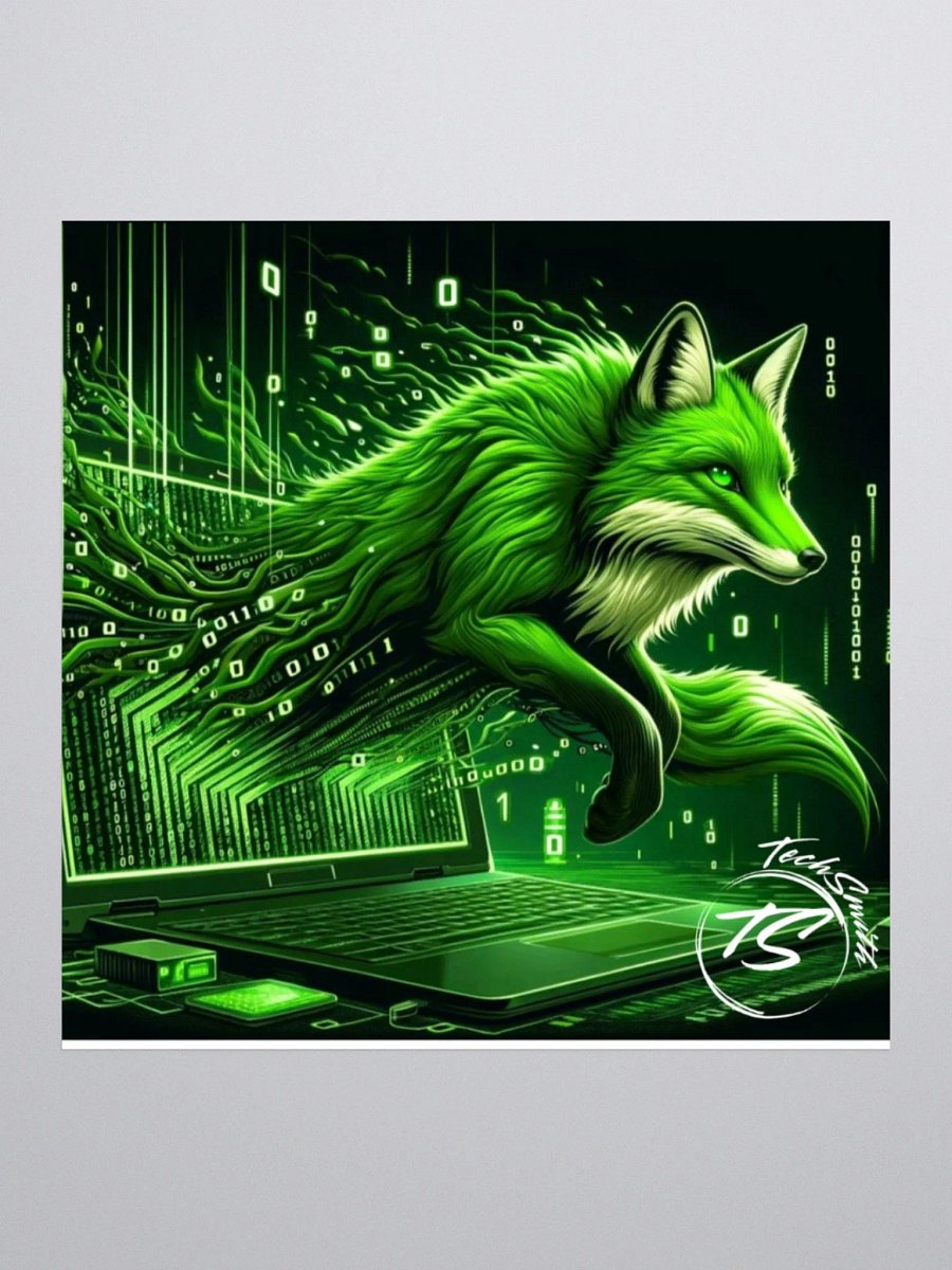 Agile Cipher Fox Sticker product image (1)