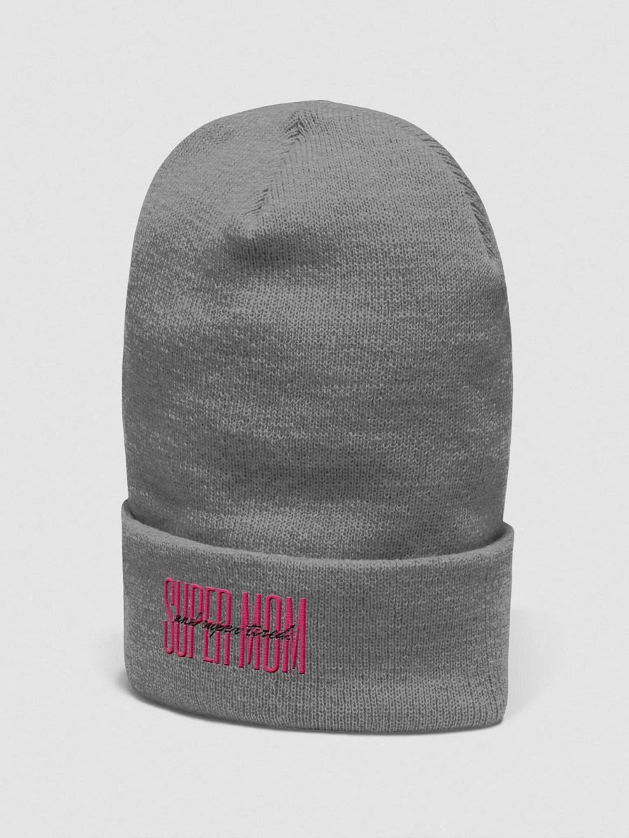 Super Mom & Super Tired Beanie product image (3)