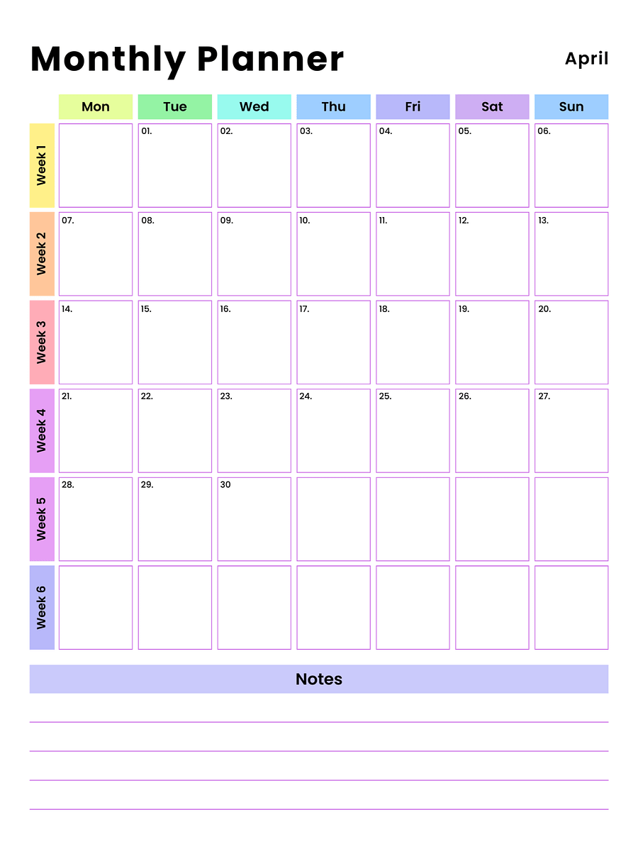 2025 Monthly Planner, 20 pages, Pink,blue floral design product image (11)