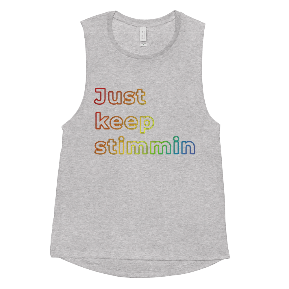 Just keep stimmin womens fit tank product image (27)