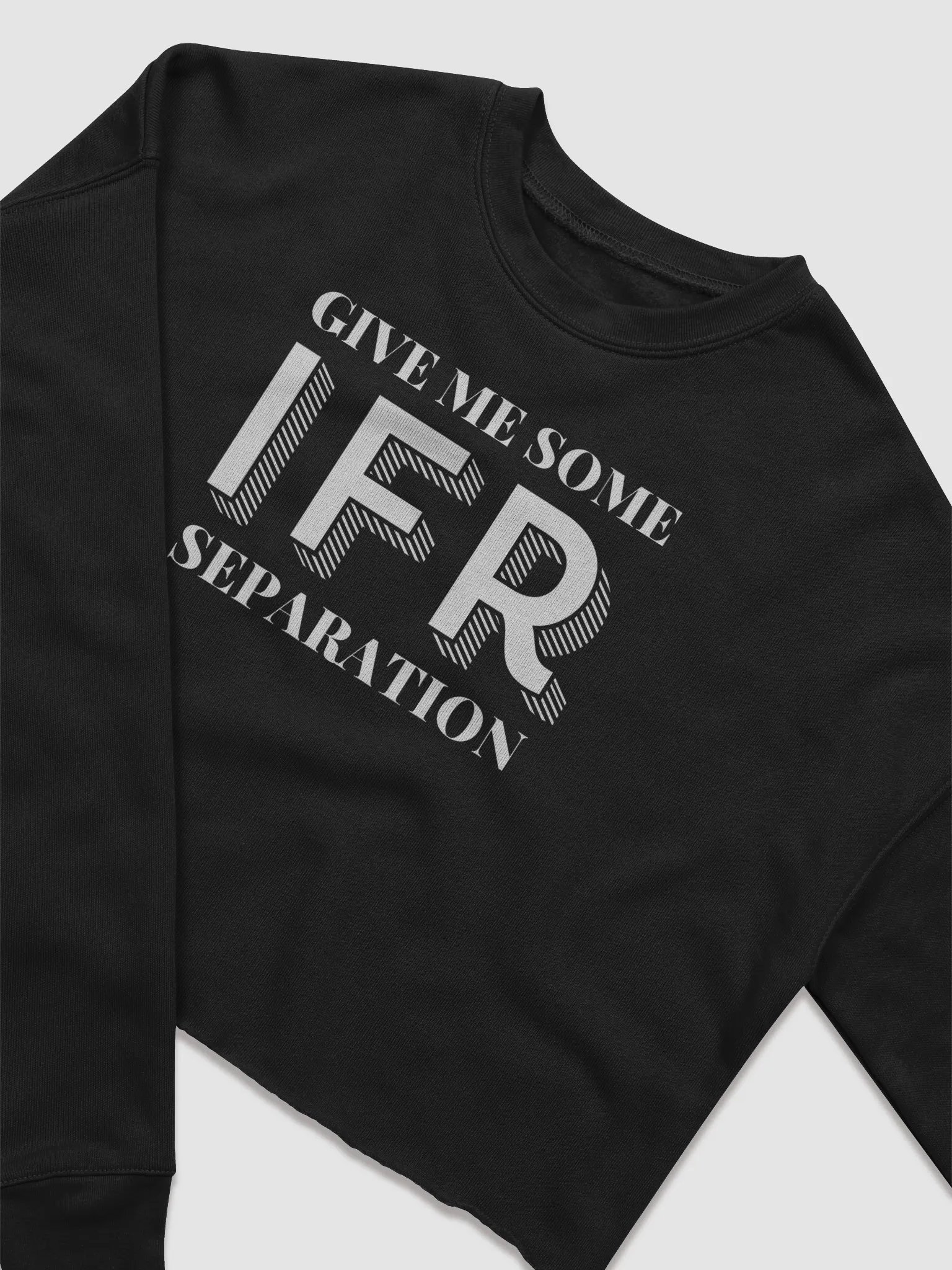Give me some IFR separation Crop Top product image (7)