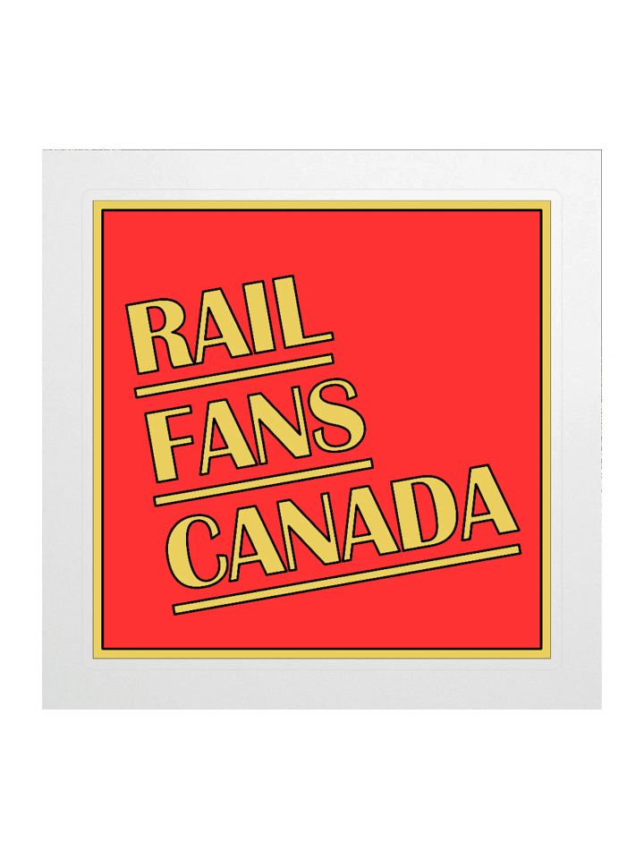 The Classic-Inspired Rail Fans Canada Sticker product image (3)