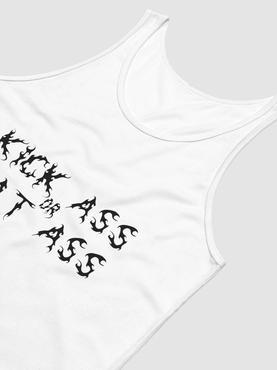 Kick Ass Or Eat Ass Tank Top (White) product image (6)