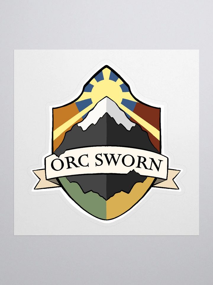 Orc Sworn Shield Sticker product image (3)