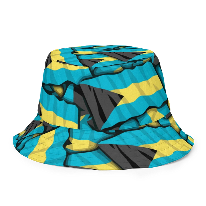 Bahamas Hat : Bahamas Flag Bucket Hat product image (2)