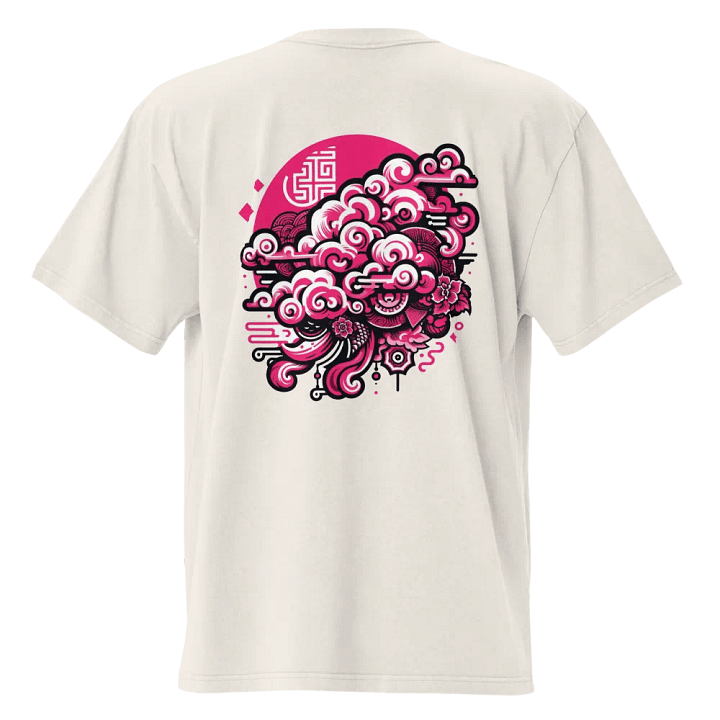 Samurai Shadows -AS Colour Premium Oversized Faded T-Shirt product image (2)
