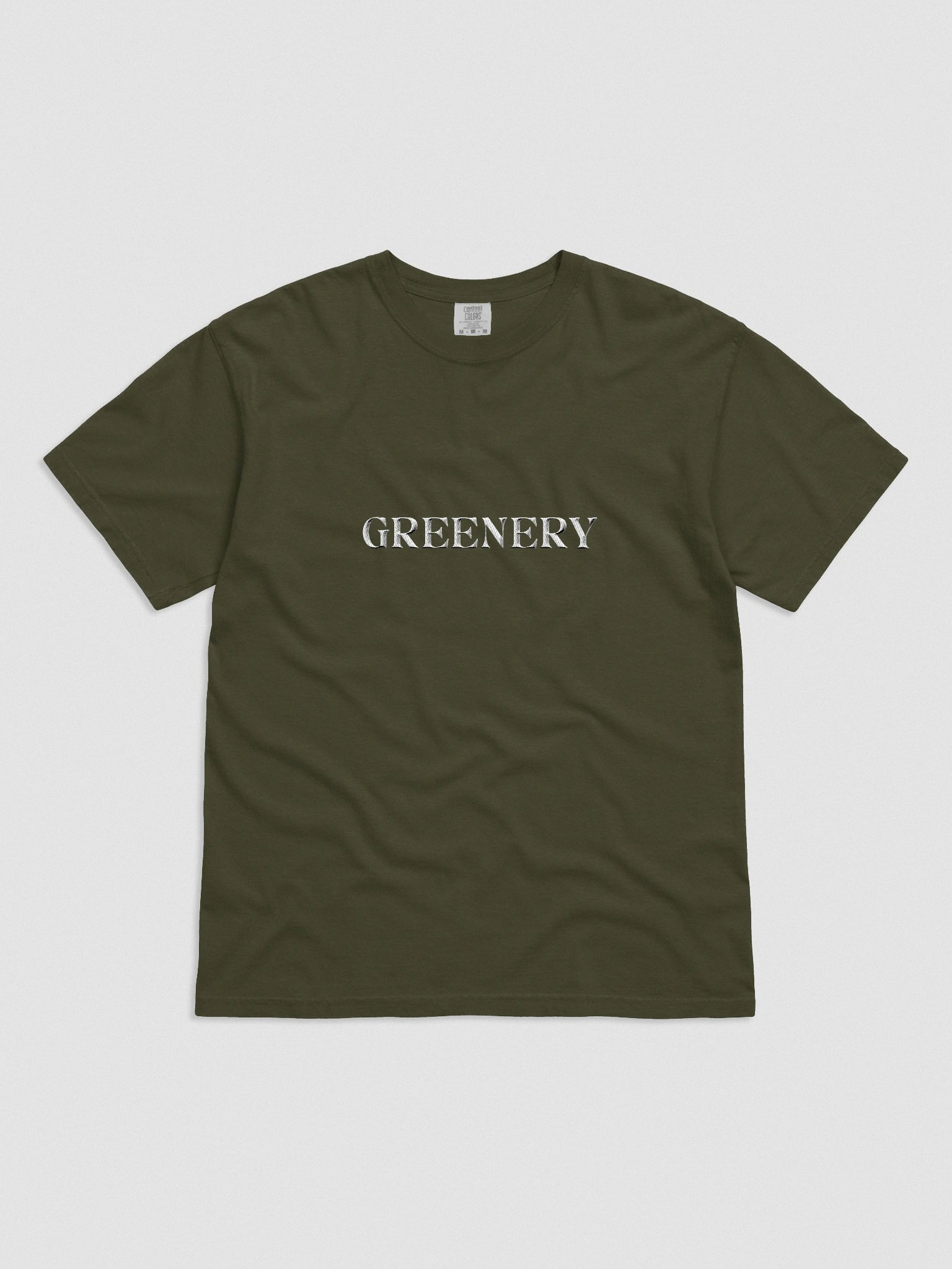 Embroidered Greenery Unisex Tee product image (1)
