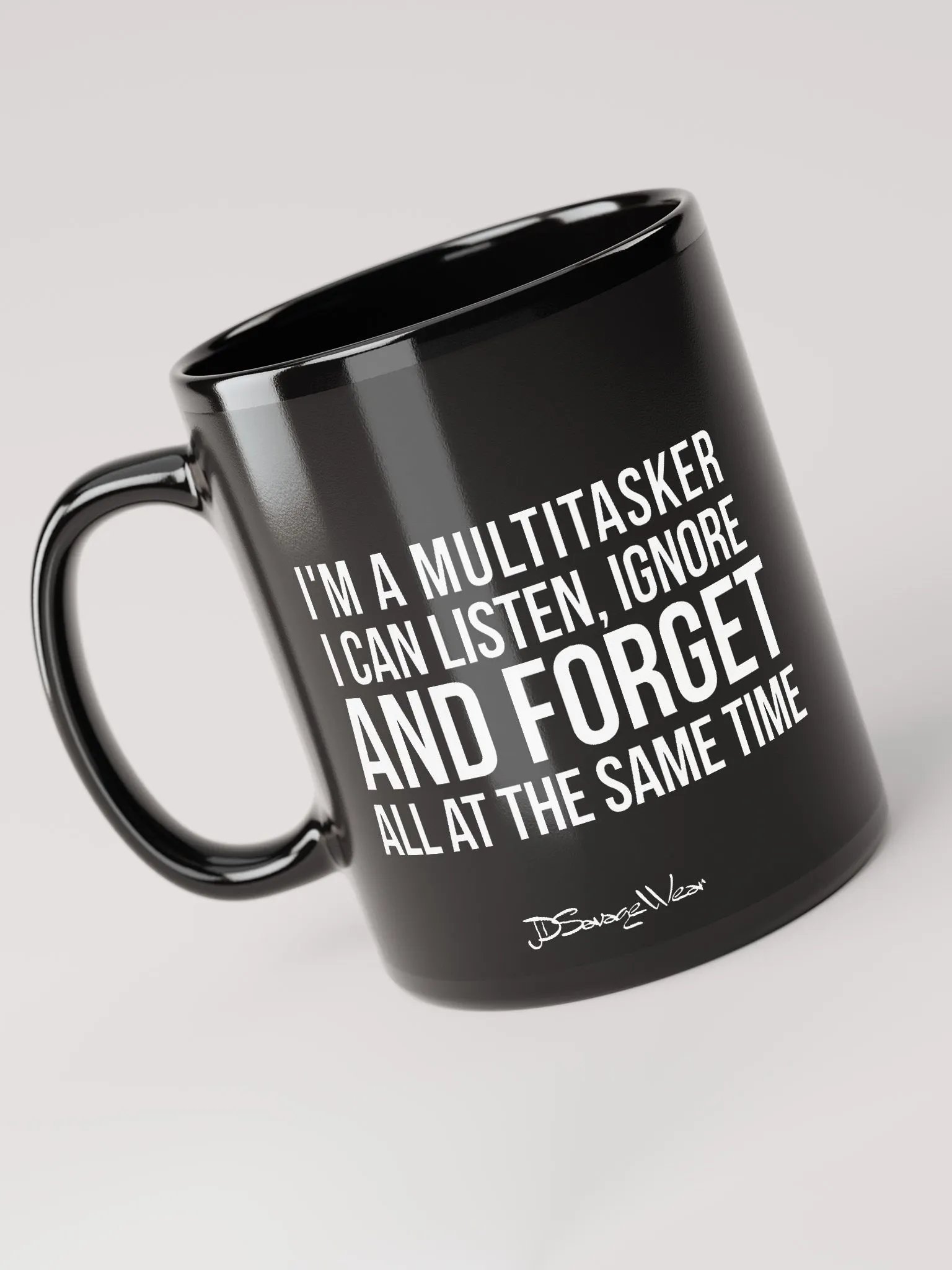 Multitasker Black Glossy Mug product image (5)