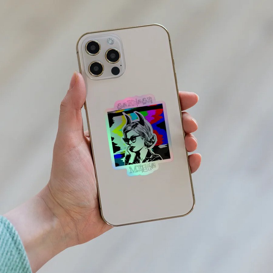 Garbage Media Pop Art Holographic Sticker product image (8)