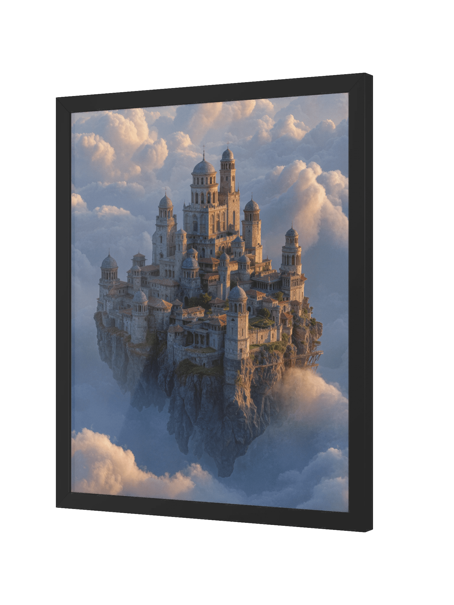The Cloudborne Bastion – Framed Poster product image (4)
