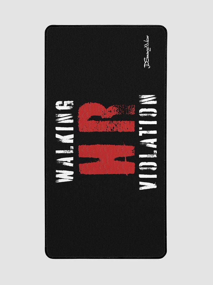 Walking HR Violation Desk Mat – 15.5" x 31.5" product image (2)