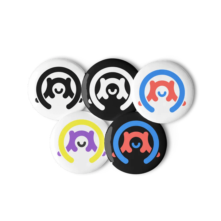 AMU Set of 5 Pin Buttons product image (1)