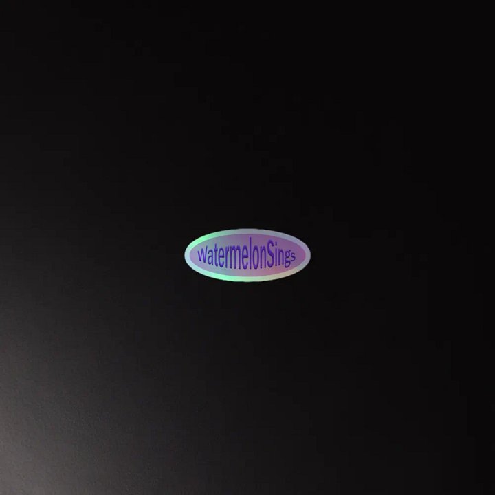 WatermelonSings Holographic Logo product image (4)