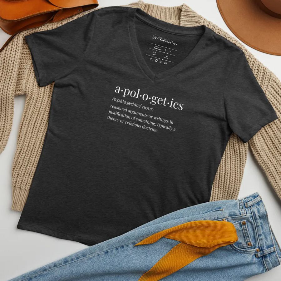 Apologetics Definition Women's V-Neck T-Shirt product image (7)
