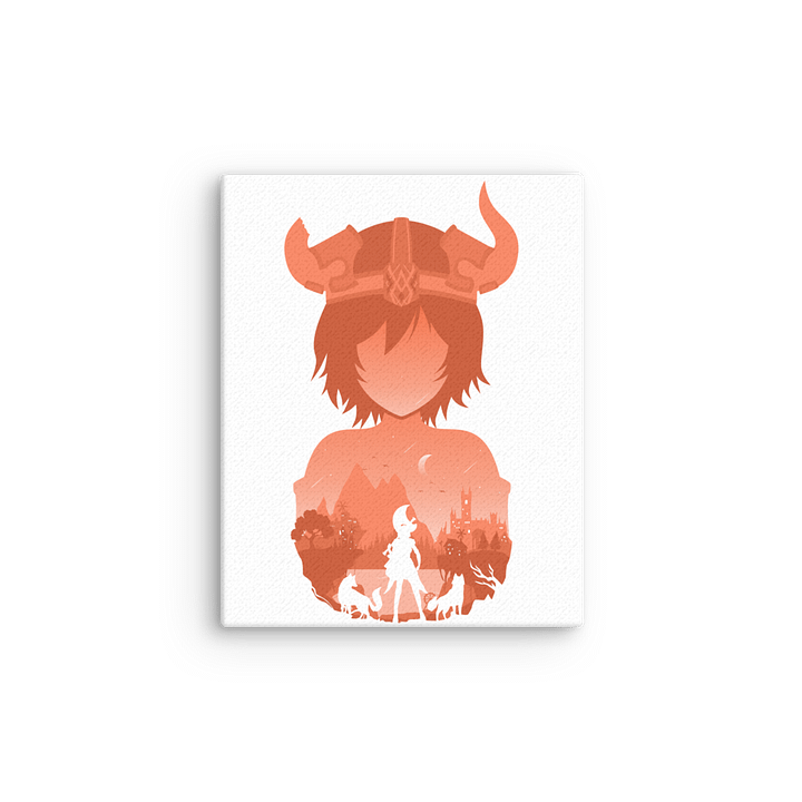 Nunu Minimalist Splash Art Canvas product image (1)