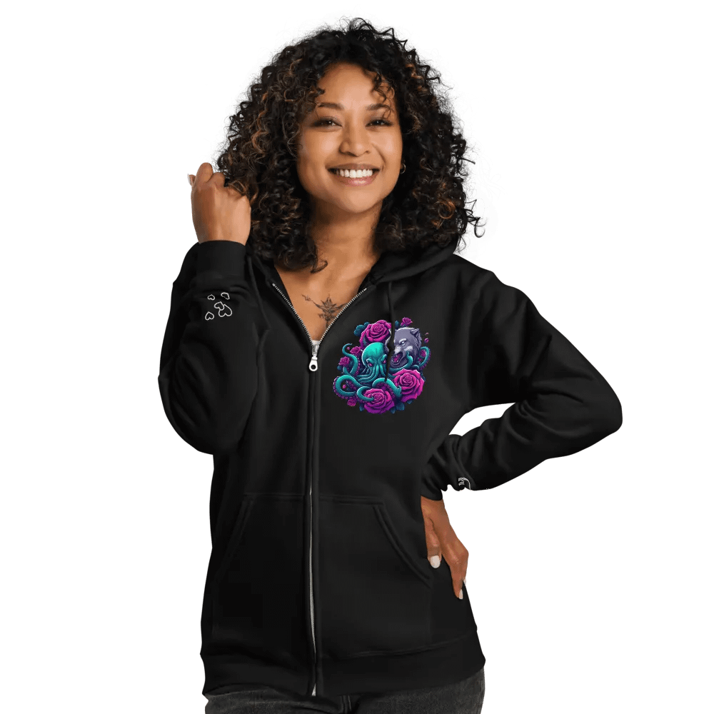 Wild Romance Zippered Hoodie product image (4)