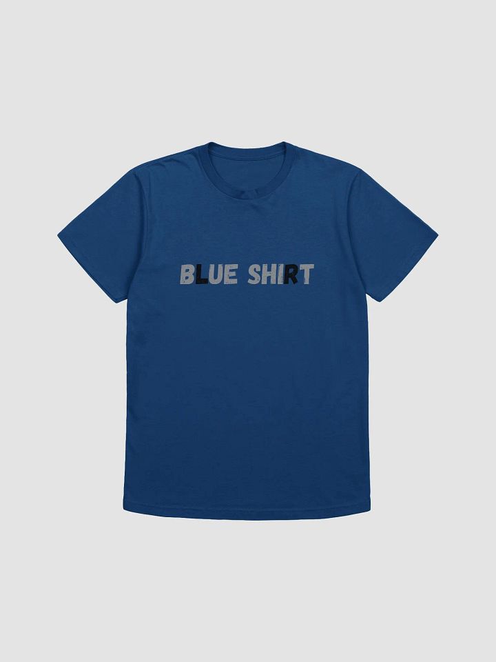 Blue Shirt Unisex Lightweight Cotton T-Shirt product image (1)