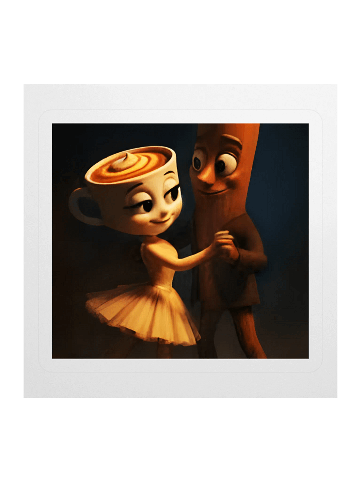 Ballerina Cappuccina Tung Sahur Sticker product image (1)