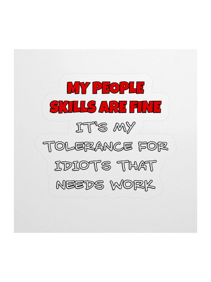 People Skills - Sticker product image (1)