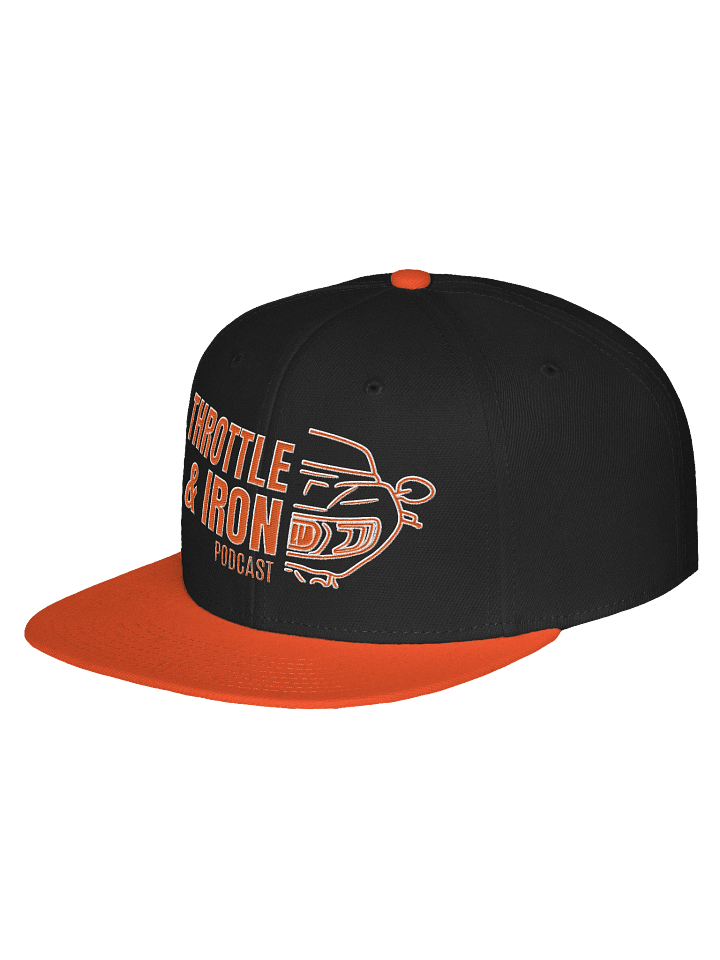 Throttle & Iron Podcast (IMC) Embroidered Snapback Hat product image (7)