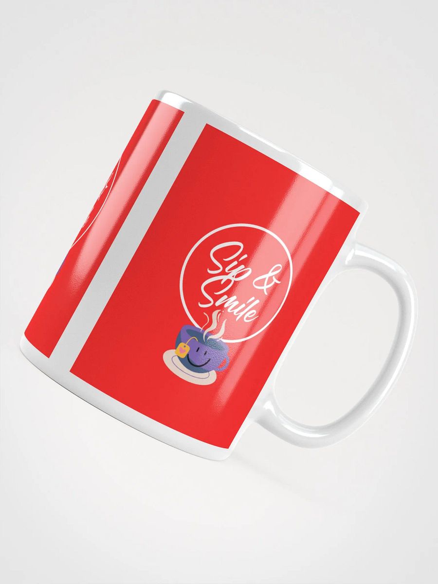 Sip & Smile White Glossy Mug product image (12)