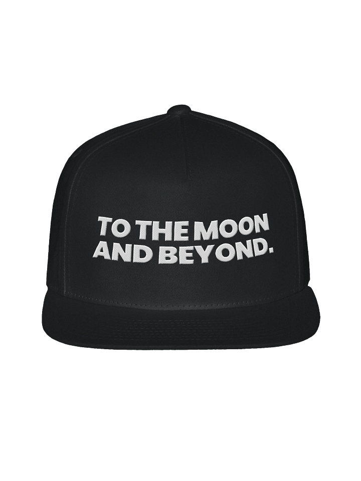 TO THE MOON AND BEYOND Yupoong Flat Snapback Cap product image (1)
