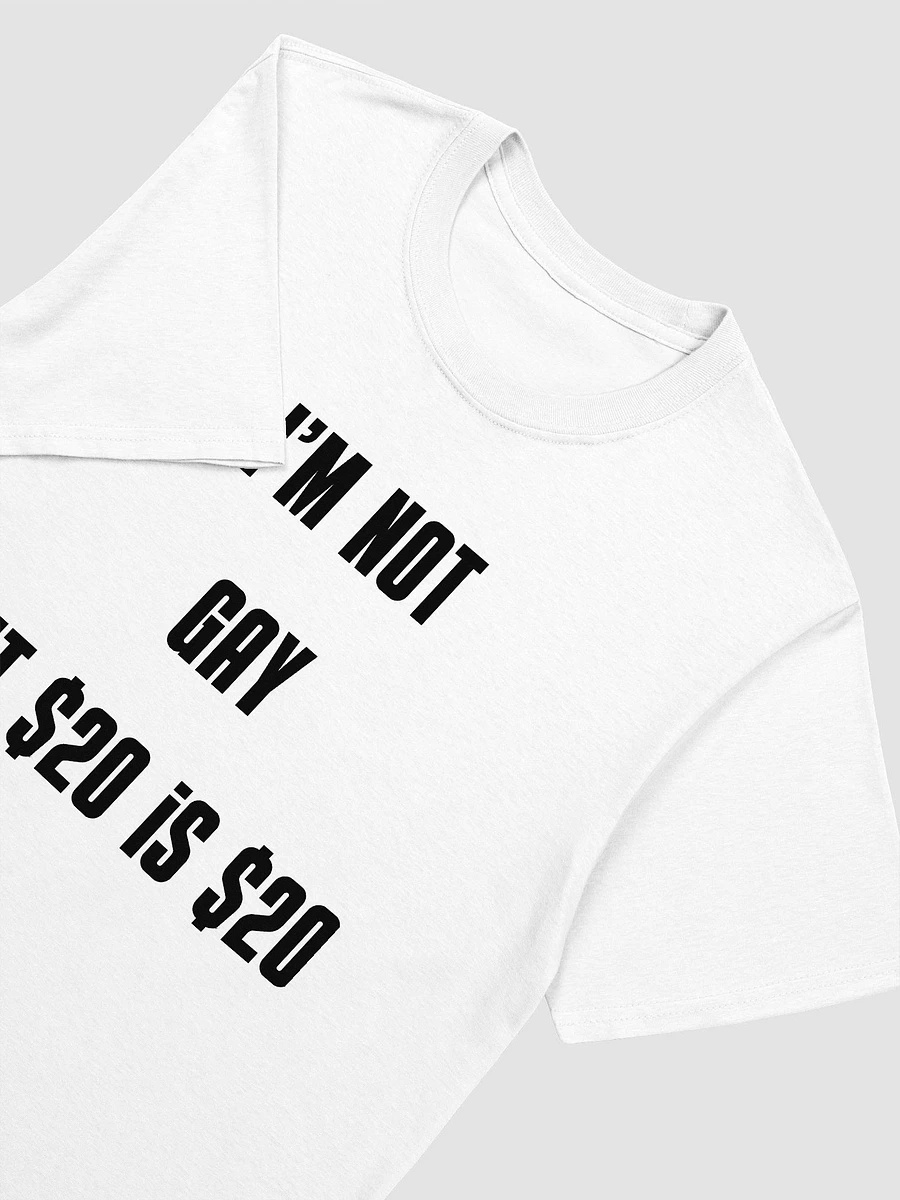 I'm Not Gay But $20 is $20 Unisex T-Shirt V1 product image (2)