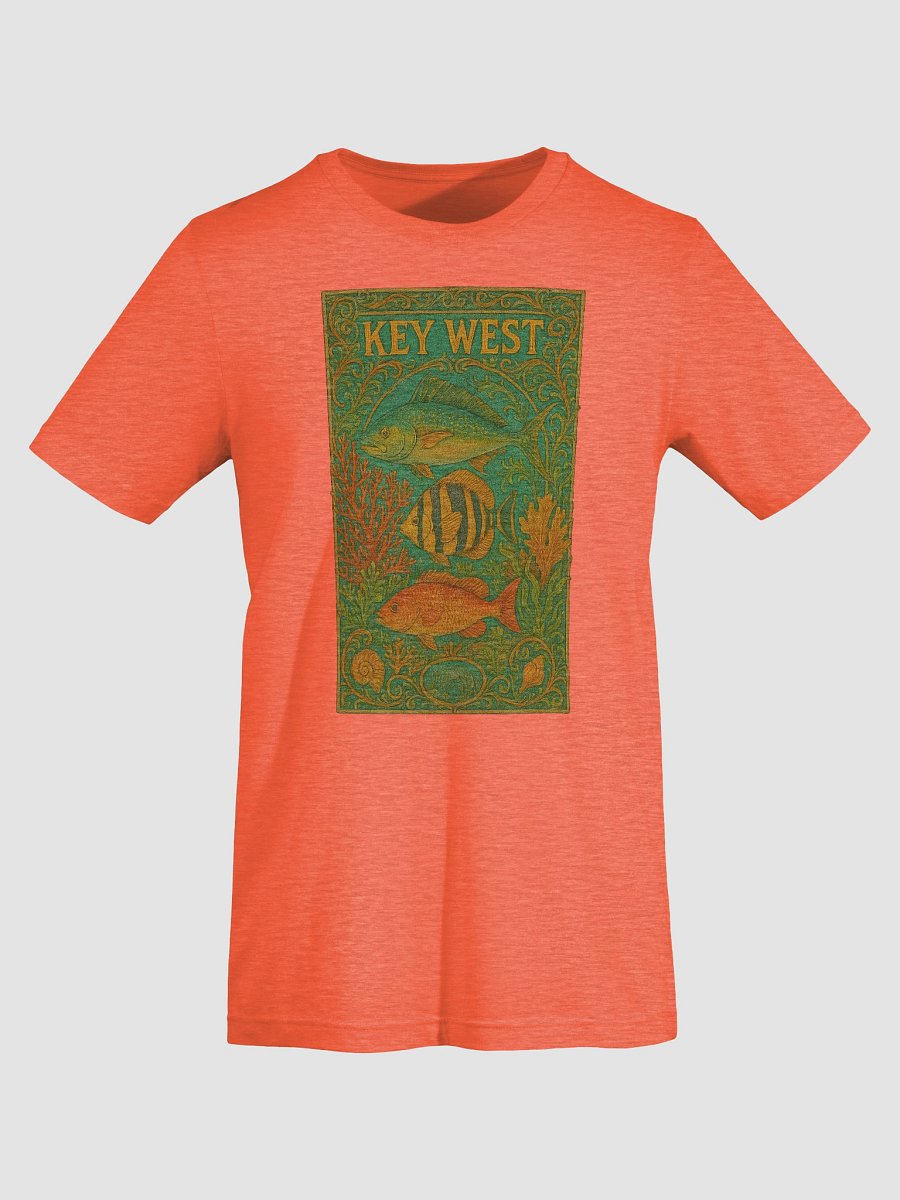 Key West Tropical T-Shirt Ultra Soft Tee with Fish product image (7)