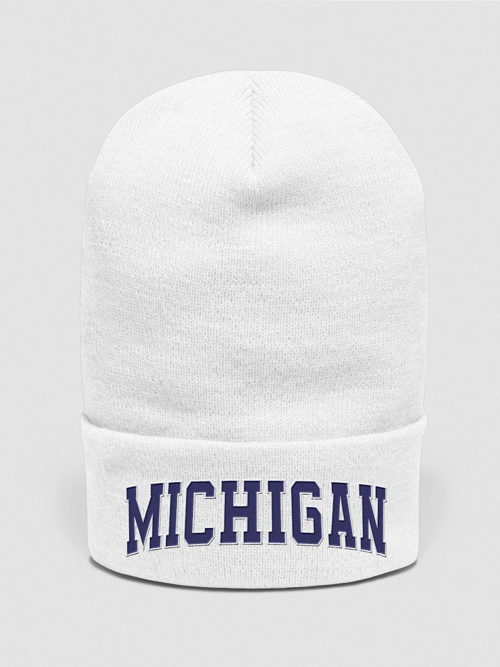 Michigan Vintage Stylish Cuffed Beanie product image (2)