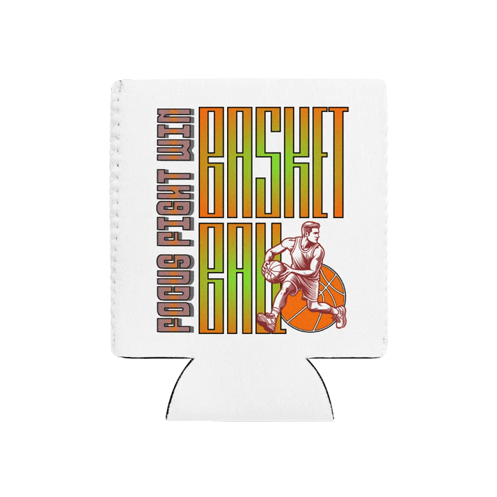 Focus Fight Win Basketball Gradient Can Cooler product image (1)