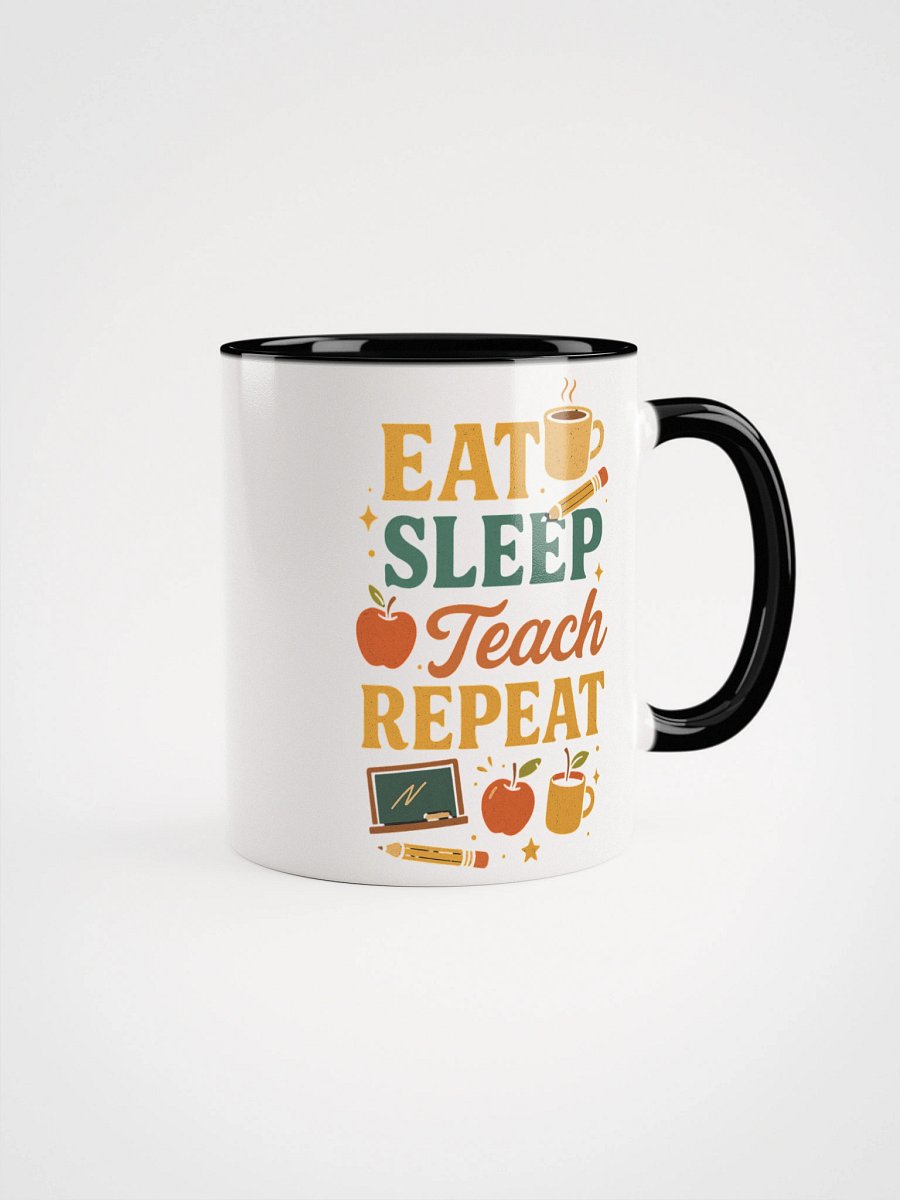 Eat Sleep Teach Repeat Mug – Funny Teacher Gift product image (6)