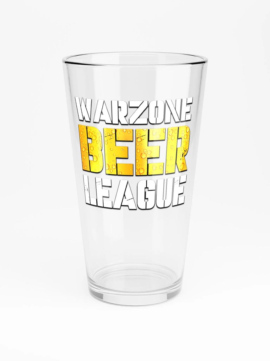 Warzone Beer League Pint Glass product image (3)