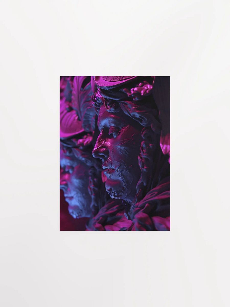 Mythical Faces Matte Poster product image (1)
