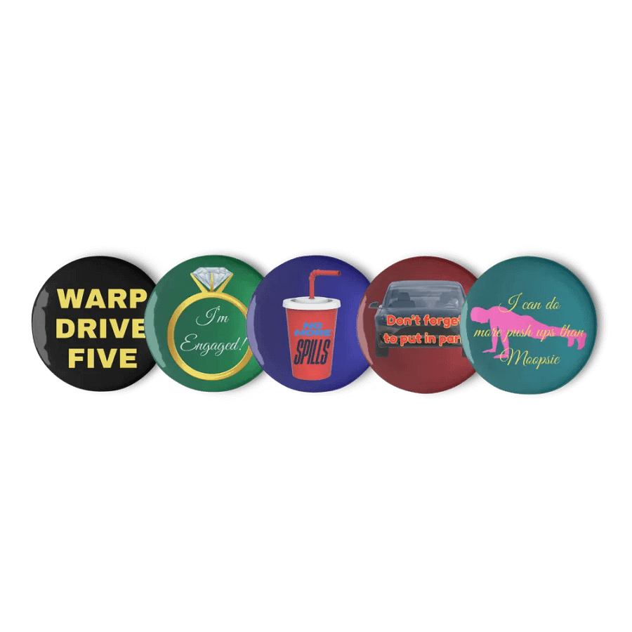 Warp Drive Five Button Set #3 product image (3)