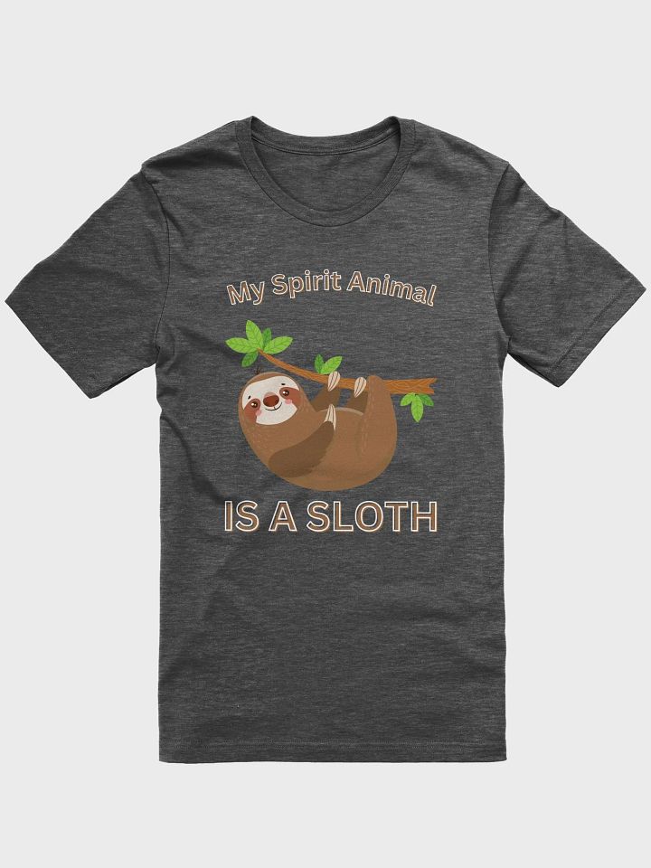 My Spirit Animal Is A Sloth - Unisex T-shirt Bella Canvas 3001 product image (3)