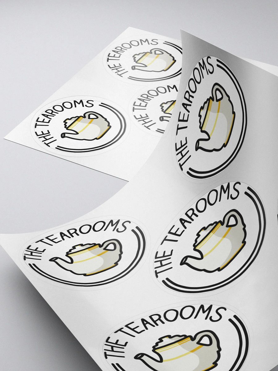 Sticker Sheet - The Tearooms Logo product image (4)