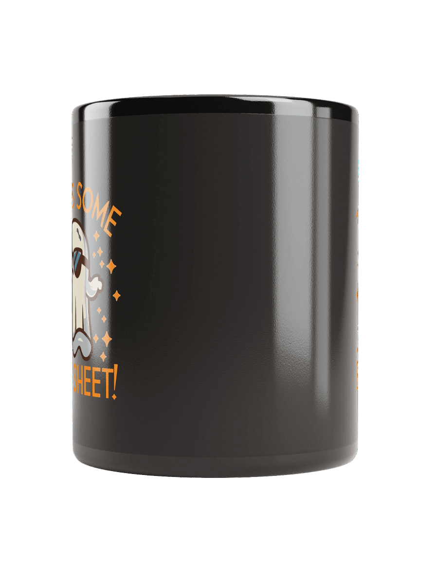 Boo Sheet Funny Halloween Mug (Black) product image (5)