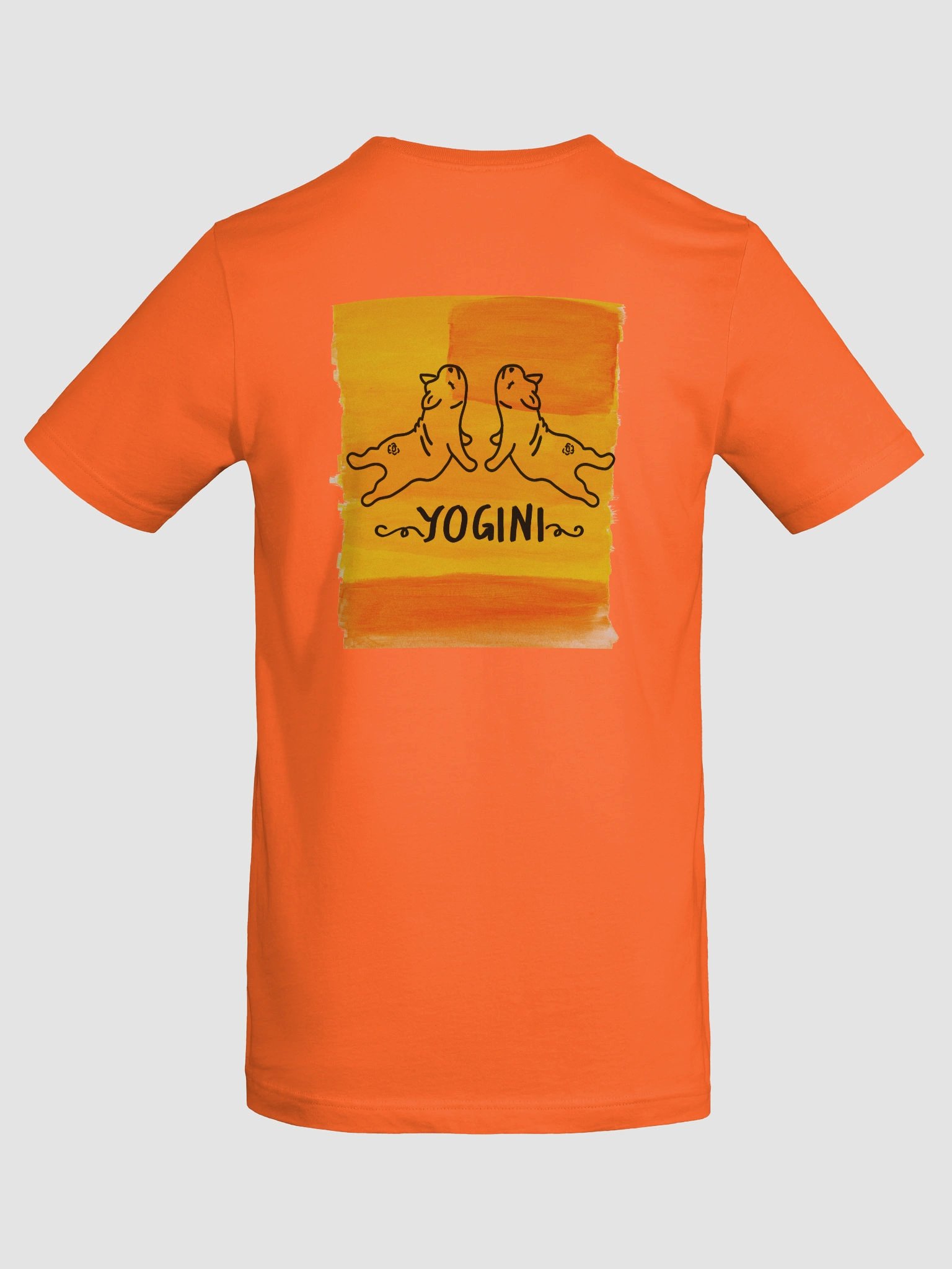 Yogini Duplet Orange (Unisex Tee) product image (1)