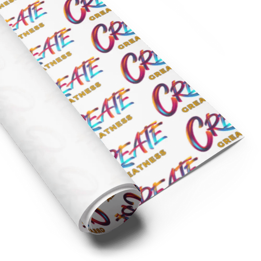 Create Greatness Wrapping Paper Set product image (7)
