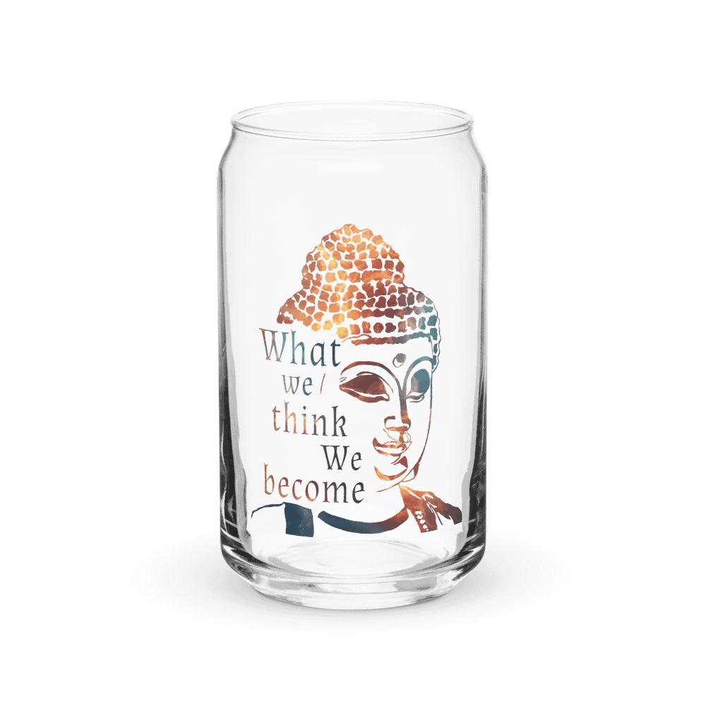 What we think we become can shaped glass product image (2)