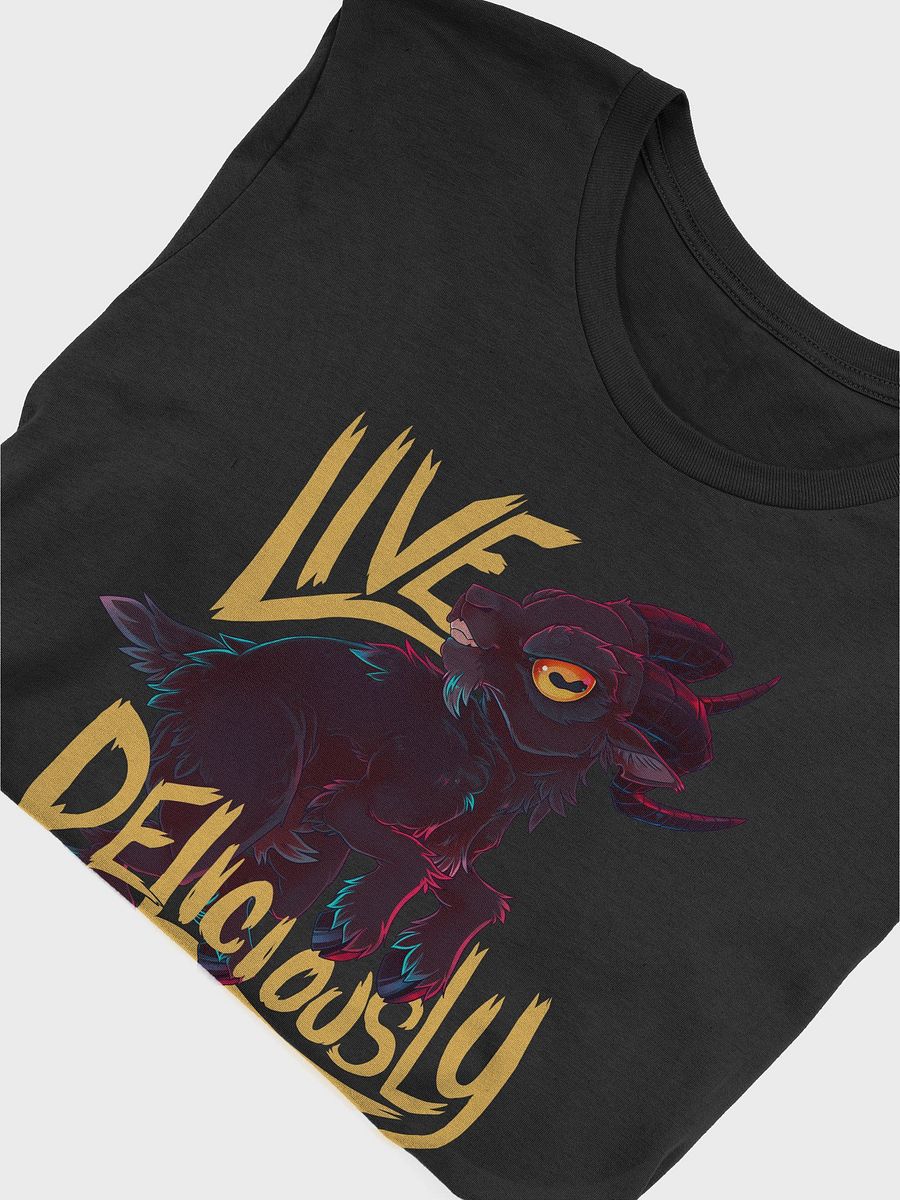 LIVE DELICOUSLY | Front printed Tee [ PRINT ON DEMAND ] product image (3)