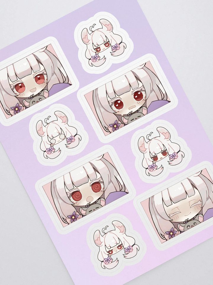 Many faces of Chiai Sticker Sheet product image (1)