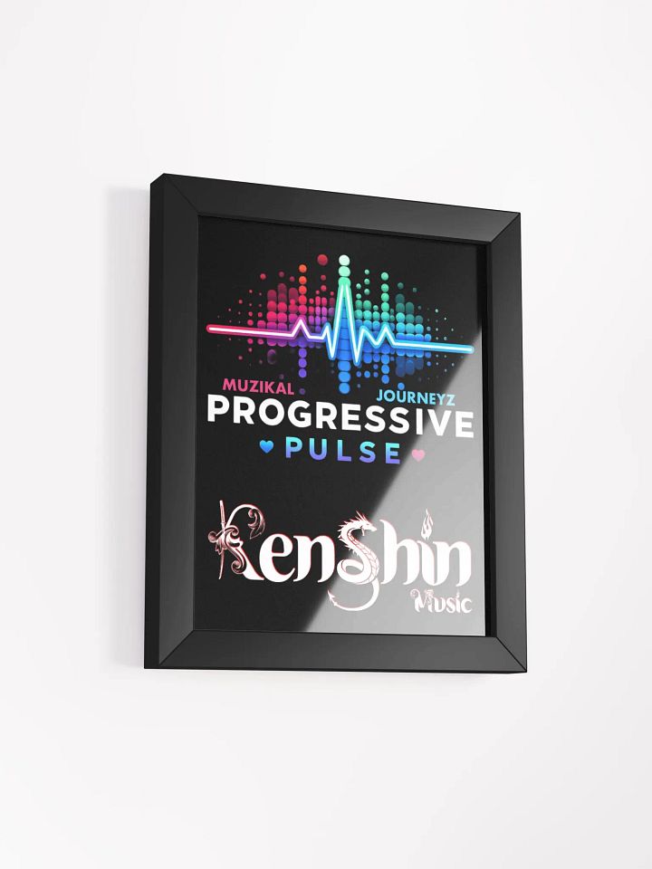 Progressive Pulse Soundwave Framed Poster product image (2)