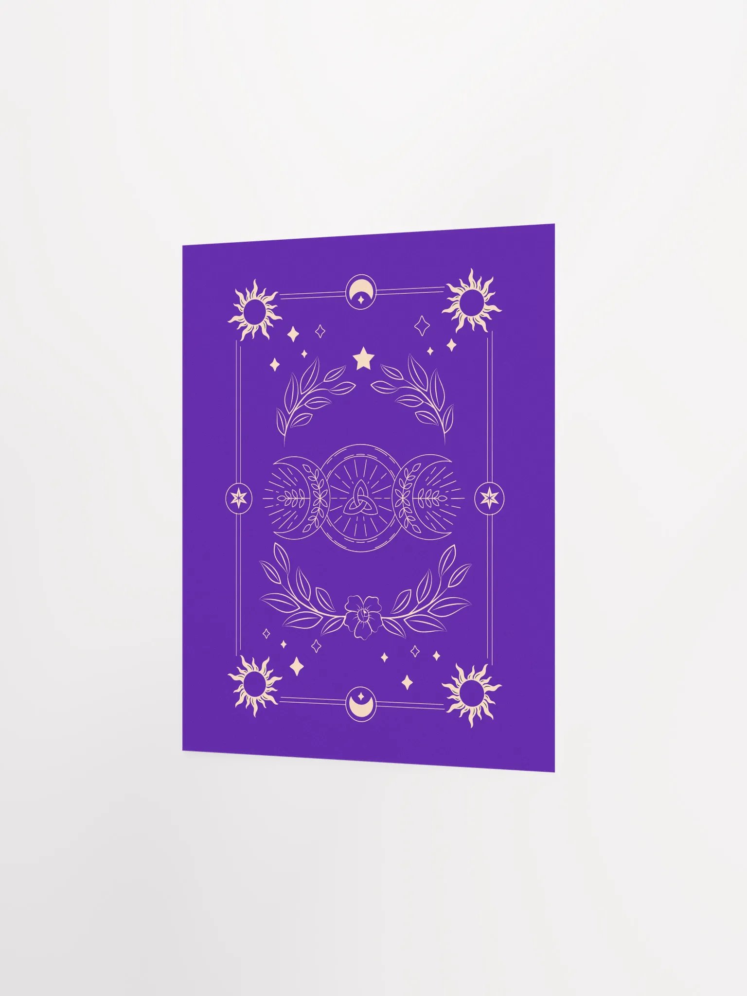 Maiden Mother Crone Purple Tarot Card Poster product image (2)